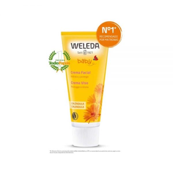 Creme Hidratante Rosto Calêndula 50 ml - Weleda Baby