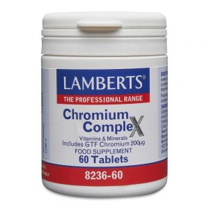Crómio - Chromium Complex 60 comprimidos - Lamberts