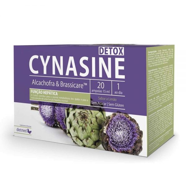 Cynasine Detox 20 ampolas - Dietmed