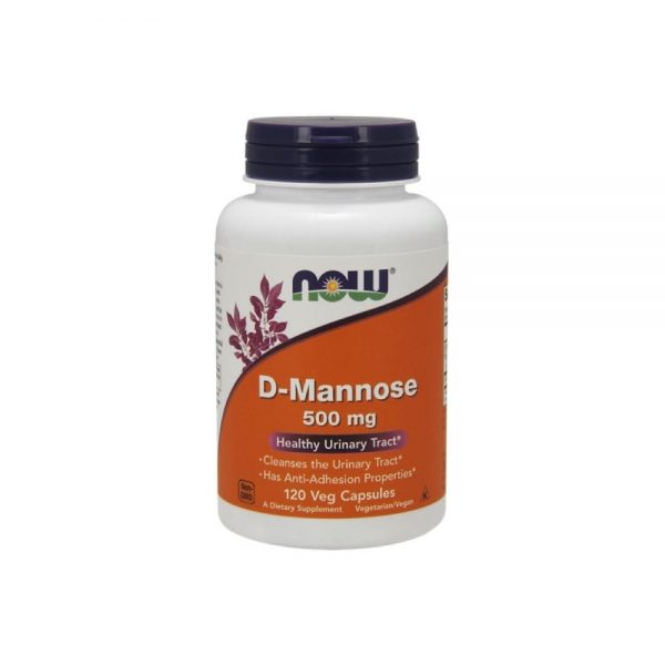 D-Mannose 500 mg 120 cápsulas - Now