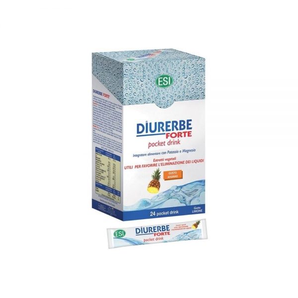 Diurerbe Forte Pocket Drink Sabor Ananás 24 saquetas - Esi