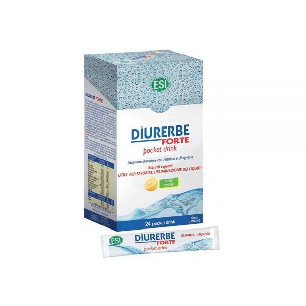 Diurerbe Forte Pocket Drink - Sabor Limão 24 saquetas - Esi