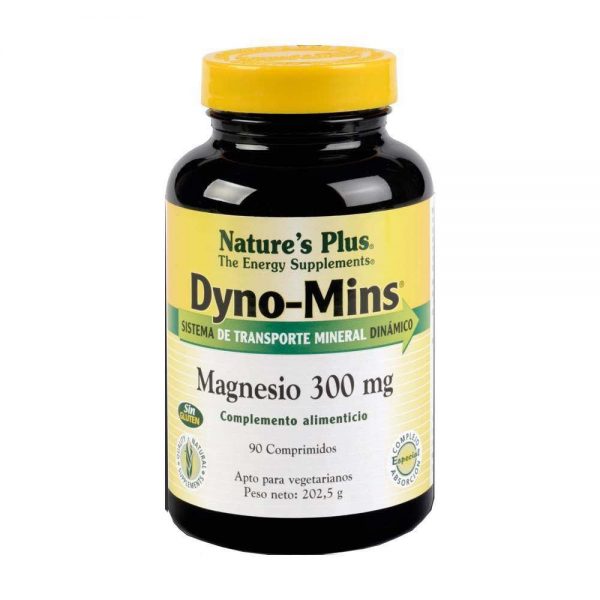 Dyno-Mins Magnésio 300 mg 90 comprimidos - Natures Plus