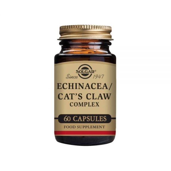 Equinácea + Uña de Gato Complex 60 cápsulas - Solgar