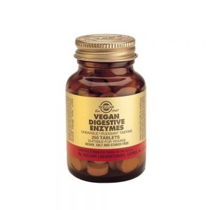 Vegan Enzimas Digestivas 250 cápsulas - Solgar