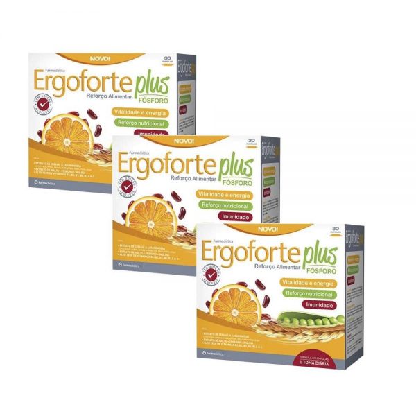 Ergoforte Plus 30 ampolas Leve 3 Pague 2 - Farmodiética