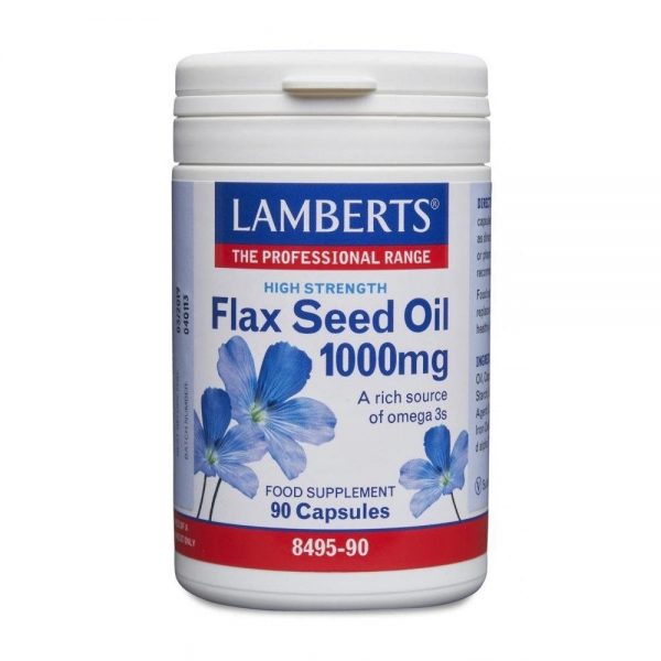 Flaxseed Oil 1000 mg 90 cápsulas - Lamberts