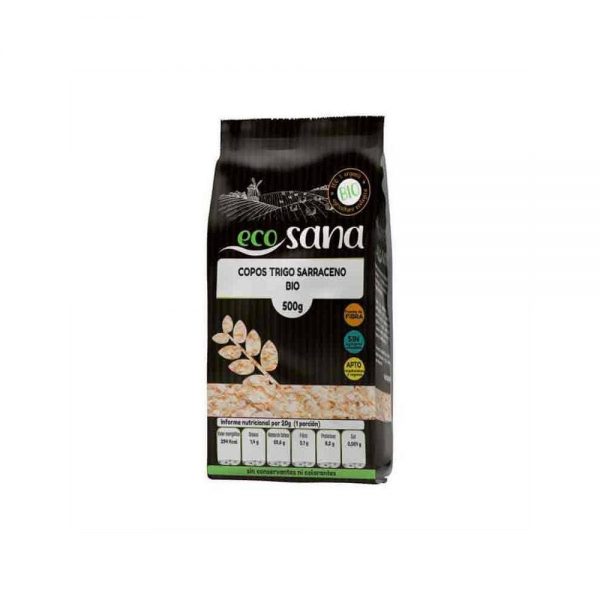 Copos de Trigo Sarraceno Bio 500 g - Ecosana