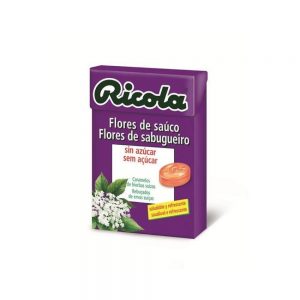 Rebuçados Flor Sabugueiro sem açúcar 50 gr - Ricola