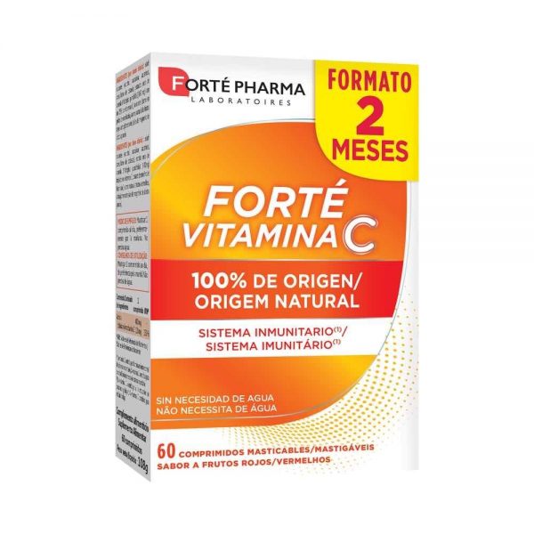Forté Vitamina C 60 comprimidos mastigáveis - Forte Pharma