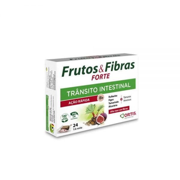 Frutos e Fibras Forte 24 Cubos - Ortis