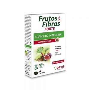 Frutos e Fibras Efeito Rápido 24 Comprimidos - Ortis