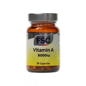 Vitamina A 8000 IU 90 Cápsulas - Fsc