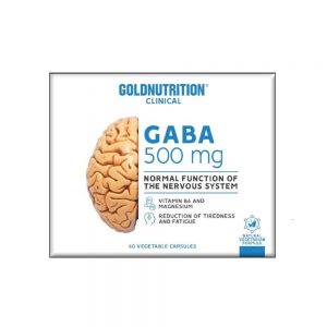 Gaba 500 mg 60 cápsulas - Gold Nutrition
