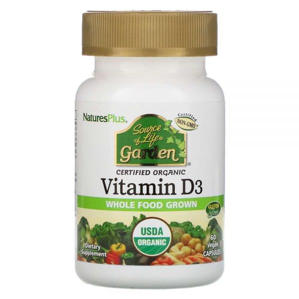 Vitamina D3 Garden 60 cápsulas - Natures Plus