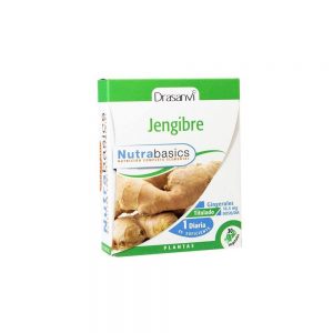 Jengibre 30 cápsulas vegetais - Nutrabasics Drasanvi