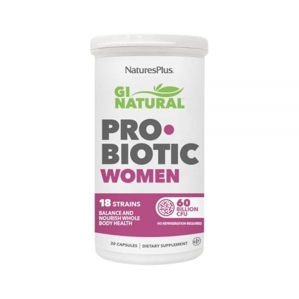 Gi Natural Pro-Biotic Women 30 cápsulas - Natures Plus