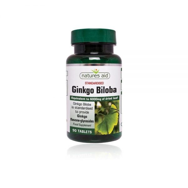 Ginkgo Biloba 120 mg 90 comprimidos - Natures Aid