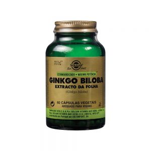 Extrato de Folha de Ginkgo Biloba 60 cápsulas - Solgar