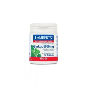 Ginkgo Biloba 6000 mg 30 Comprimidos - Lamberts