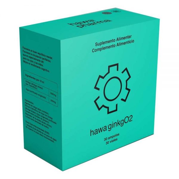 Hawa GinkgO2 30 ampolas - Hawa Pharma