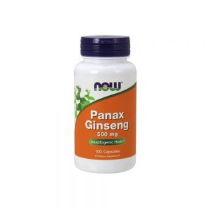 Ginseng - Panax Ginseng 520 mg 100 cápsulas - Now