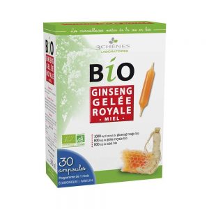 Ginseng com Geleia Real Bio 30 ampolas - 3 Chênes
