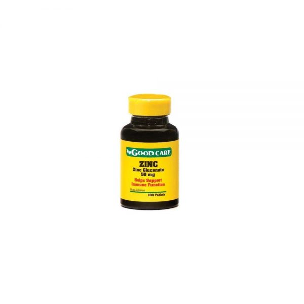 Gluconato de Zinco 50 mg 100 comprimidos - Good Care