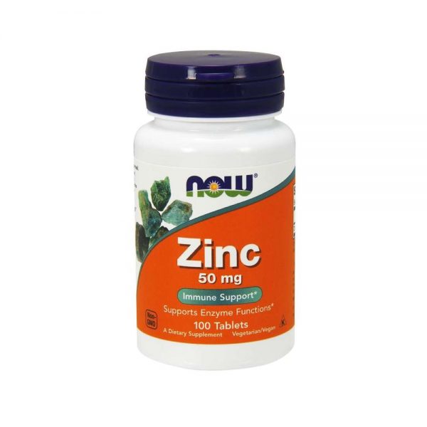 Gluconato de Zinc 50 mg 100 comprimidos - Now