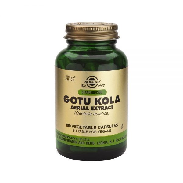 Gotu Kola - Centella Asiática 100 cápsulas - Solgar