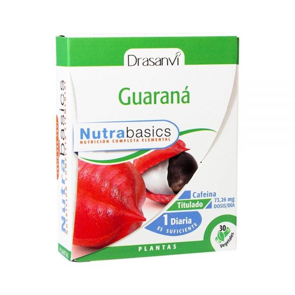 Guaraná 30 cápsulas - Nutrabasics Drasanvi