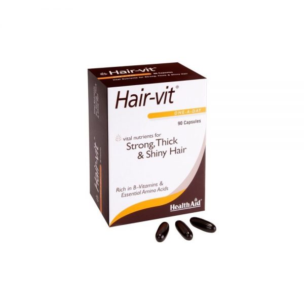 Hair-Vit 90 cápsulas - Health Aid