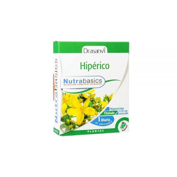 Hipericão 30 cápsulas vegetais - Nutrabasics Drasanvi