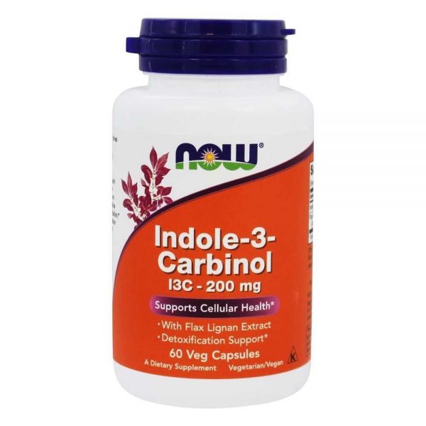 Indole 3 Carbinol 60 cápsulas vegetais - Now