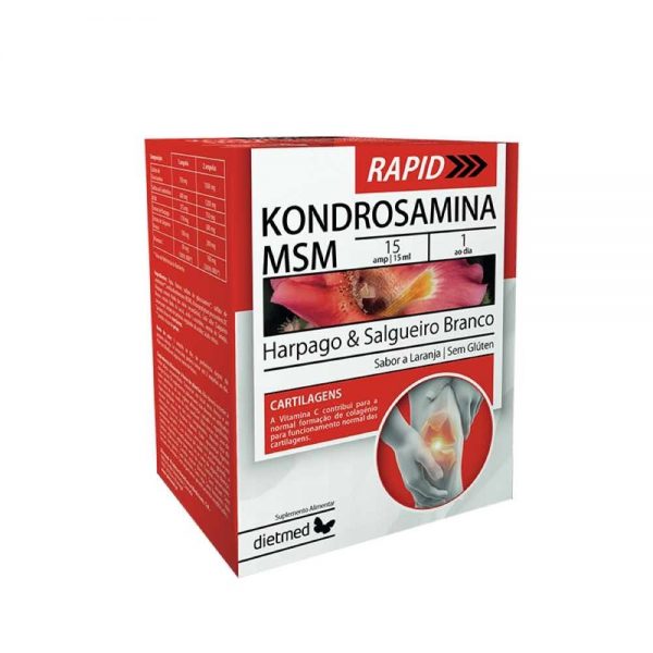 Kondrosamina MSM Rapid 15 ampolas - Dietmed
