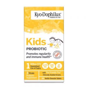 Kyolic Probiótico Kids Kyo Dophilus 60 comprimidos mastigáveis