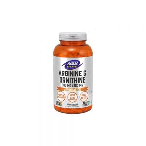 L-Arginina/Ornitina 500 mg/250 mg 250 cápsulas - Now