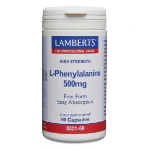 L-Fenilalanina 500 mg 60 cápsulas - Lamberts