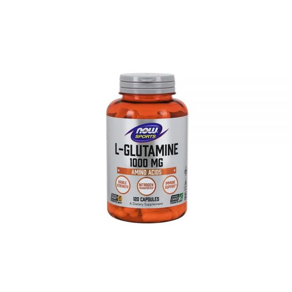 L-Glutamina 1000 mg 120 cápsulas - Now