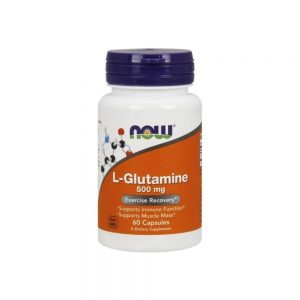 L-Glutamine 500 mg 120 cápsulas - Now