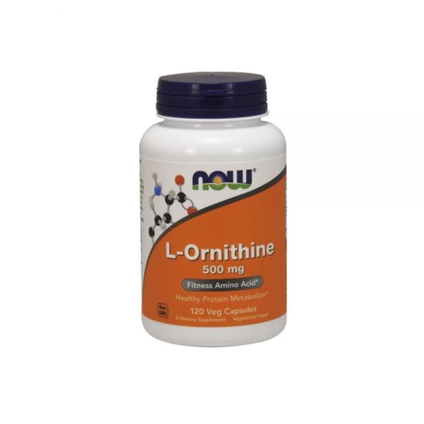 L-Ornitina 500 mg 120 cápsulas - Now