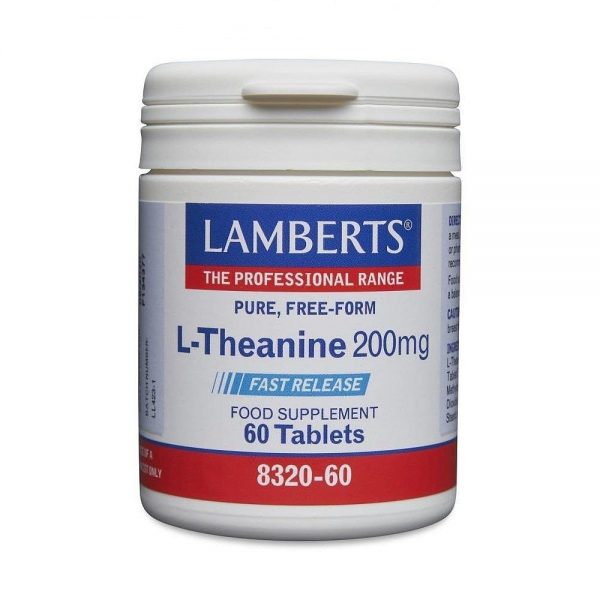 L-Teanina 200 mg 60 comprimidos - Lamberts