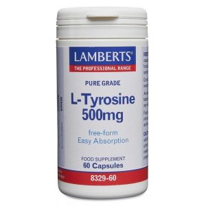 L-Tyrosine 500 mg 60 cápsulas - Lamberts