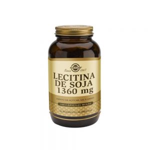 Lecitina de Soja 1360 mg 100 cápsulas - Solgar