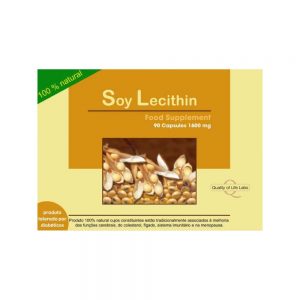 Lecitina de Soja 1600 mg 90 cápsulas - Quality of Life