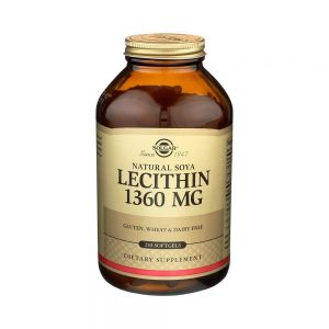 Lecitina de Soja 1360 mg 250 cápsulas - Solgar