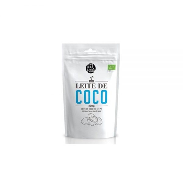 Leche de Coco Bio Em Pó 200 g - Diet-Food