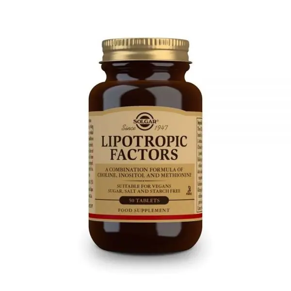 Lipotropic Factors 50 comprimidos - Solgar