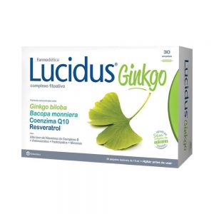 Lucidus Ginkgo 30 ampolas