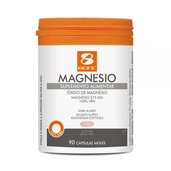Magnesio 375 90 cápsulas - Biofil